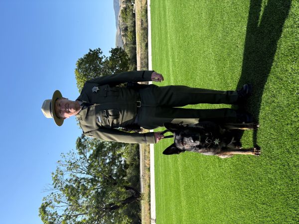 K9 Ivan and Hanlder Martin Gilbertson